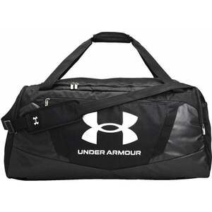 Under Armour UA Undeniable 5.0 Large Duffle Bag Black/Metallic Silver 101 L Sport Bag imagine