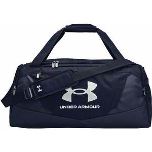 Under Armour UA Undeniable 5.0 Medium Duffle Bag Midnight Navy/Metallic Silver 58 L Sport Bag imagine