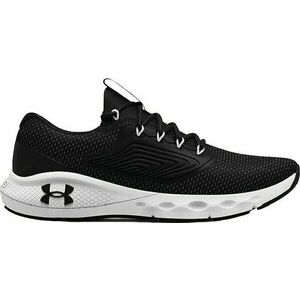 Under Armour Men's UA Charged Vantage 2 Running Shoes Black/White 42, 5 Pantofi de alergare pe șosea imagine