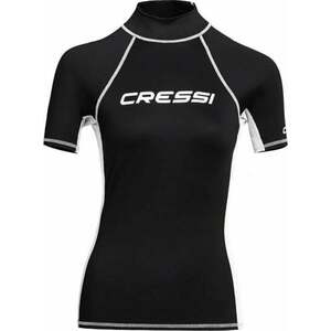 Cressi Rash Guard Lady Short Sleeve Cămaşă Black/White S imagine