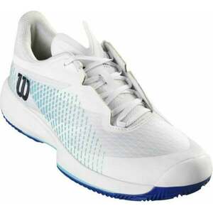Wilson Kaos Swift 1.5 Clay Mens Tennis Shoe White/Blue Atoll/Lapis Blue 43 1/3 Pantofi de tenis pentru bărbați imagine