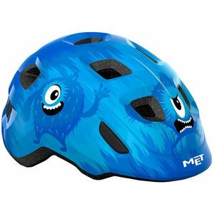 MET Hooray Blue Monsters/Glossy S (52-55 cm) Cască bicicletă copii imagine