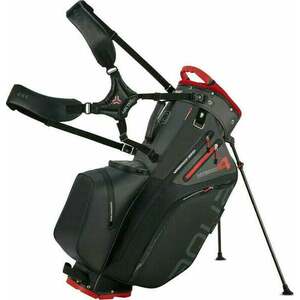 Big Max Aqua Hybrid 4 Black/Charcoal/Red Geanta pentru golf imagine
