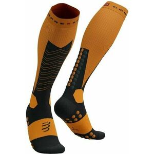 Compressport Ski Mountaineering Full Socks Autumn Glory/Black T1 Șosete pentru alergre imagine