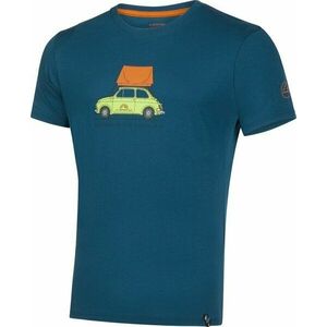 La Sportiva Cinquecento T-Shirt M Storm Blue/Hawaiian Sun S Tricou imagine