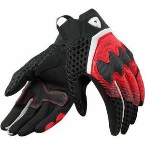Rev'it! Gloves Veloz Ladies Negru/Roșu XS Mănuși de motocicletă imagine