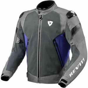 Rev'it! Jacket Control Air H2O Grey/Blue XL Geacă textilă imagine