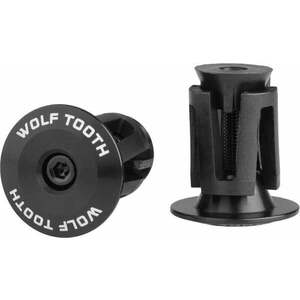 Wolf Tooth Alloy Bar End Plugs Black Mânere imagine