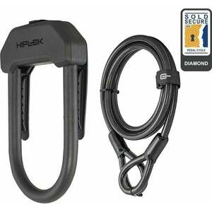 Hiplok DX Plus Weareble D Lock Black 200 cm imagine
