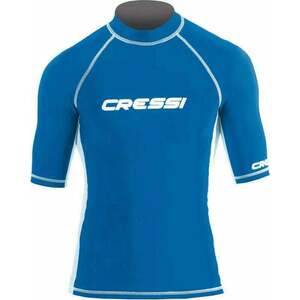 Cressi Rash Guard Man Short Sleeve Cămaşă Blue 2XL imagine