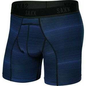 SAXX Kinetic Boxer Brief Variegated Stripe/Blue XL Lenjerie de fitness imagine