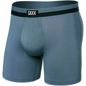SAXX Sport Mesh Boxer Brief Stone Blue M Lenjerie de fitness imagine