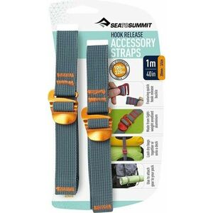 Sea To Summit Accessory Straps with Hook Release Yellow 20 mm imagine