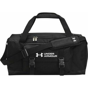 Under Armour UA Gametime Small Duffle Bag Black/White 38 L Sport Bag imagine