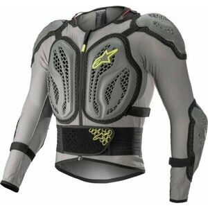 Alpinestars Geacă de protecție Bionic Action V2 Protection Jacket Gray/Black/Yellow Fluo M imagine