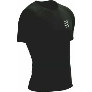 Compressport Performance SS Tshirt M Black/White L Tricou cu mânecă scurtă pentru alergare imagine
