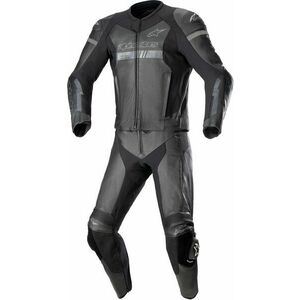 Alpinestars GP Force Chaser Leather Suit 2 Pc Negru/Negru 50 Combinezon de piele 2 piese imagine