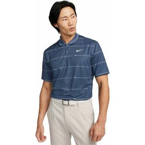 Nike Dri-Fit Victory Ripple Mens Polo Midnight Navy/Diffused Blue/White S Tricou polo imagine
