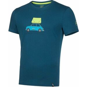La Sportiva Cinquecento T-Shirt M Storm Blue/Lime Punch L Tricou imagine