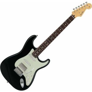 Fender MIJ Hybrid II Stratocaster HSS RW Black imagine