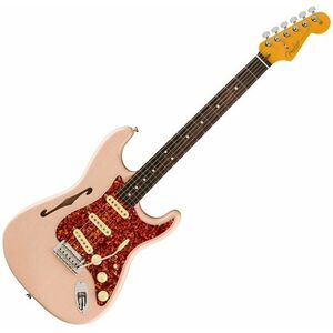 Fender FSR American Professional II Stratocaster Thinline RW Transparent Shell Pink imagine