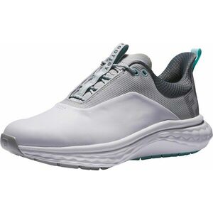 Footjoy Quantum Mens Golf Shoes White/White/Grey 43 imagine