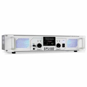 Skytec SPL-1000 PA amplificator USB SD MP3 2800W alb imagine