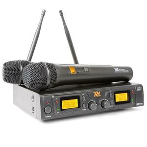 Power Dynamics PD781, sistem de microfon fără fir UHF cu 2 x 8 canale imagine