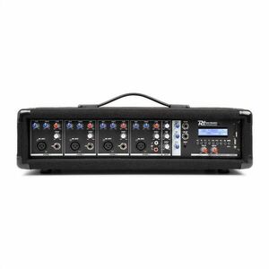 Power Dynamics PDM-C405A, mixer muzical cu 4 canale, 800 W, usb și sd slot imagine