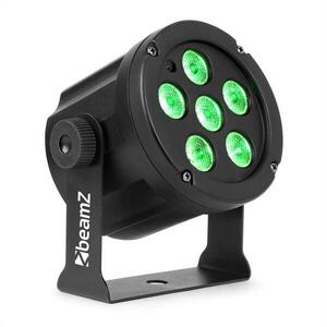 Beamz SlimPar 30, reflector LED, LED 6x, 3W, 3în1, RGB LED, telecomandă, negru imagine
