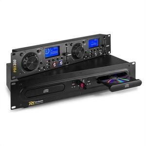 Power Dynamics PDX350, dual DJ-CD/USB-player-controlor, CD/USB/MP3, negru imagine