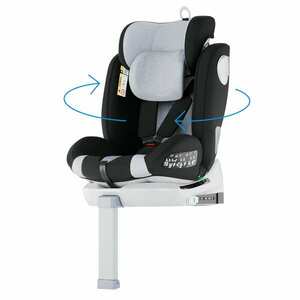 Babify Suport de picioare pentru scaunul copilului, întoarcere la 360 °, sistem ISOFIX 40-150 cm sistem de centură în 5 puncte ECE R129 imagine