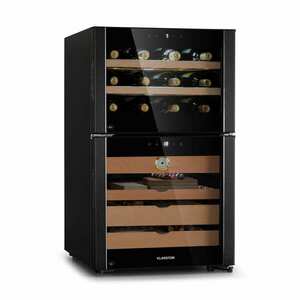 Klarstein El Dorado 108 humidor și frigider pentru vin, ecran tactil, 108L, LED imagine