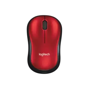 Mouse Wireless Logitech M185 Red imagine