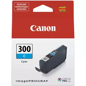 Cartus Inkjet Canon PFI-300C 14.4ml Cyan imagine