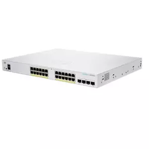 Switch Cisco CBS350-24FP-4X cu management cu PoE 24x1000Mbps-RJ45 (24xPoE) + 4xSFP+ imagine