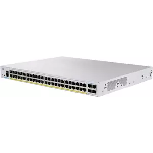Switch Cisco CBS350-48FP-4G cu management cu PoE 48x1000Mbps-RJ45 (48xPoE) + 4xSFP imagine