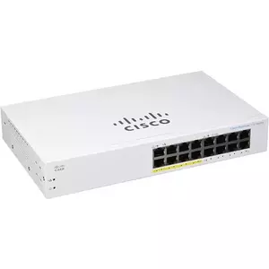 Switch Cisco CBS110-16PP fara management cu PoE 16x1000Mbps-RJ45 (8xPoE) imagine