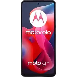 Telefon Mobil Motorola Moto G24 128GB Flash 4GB RAM Dual SIM 4G Matte Charcoal imagine