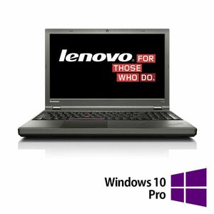 Laptop Refurbished LENOVO ThinkPad T540p, Intel Core i7-4700MQ 2.40-3.40GHz, 8GB DDR3, 256GB SSD, 15.6 Inch Full HD, Tastatura Numerica, Webcam + Windows 10 Pro imagine