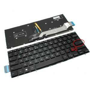 Tastatura Dell Inspiron 14 7466 iluminata layout US fara rama enter mic imagine