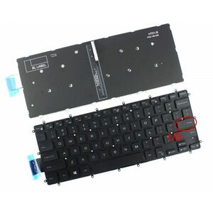 Tastatura Dell PFFH8 iluminata layout US fara rama enter mic imagine