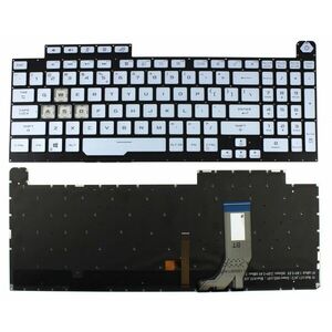 Tastatura Albastra Asus ROG STRIX SCAR III G731GT iluminata layout US fara rama enter mic imagine