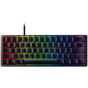Tastatura Gaming Razer Huntsman Mini, Iluminata, Clicky Purple Switch (Negru) imagine