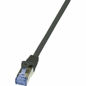 Cablu S/FTP LOGILINK Cat7, LSZH, cupru, 600MHz, mufe RJ45 Cat6a, 50 m, black, AWG26, dublu ecranat CQ4143S imagine