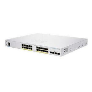 Switch Cisco CBS350-24P-4G-EU, Gigabit, 24 Porturi imagine