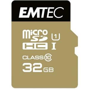 Card de memorie Emtec ECMSDM32GHC10GP, microSDHC, 32GB, Clasa 10 + Adaptor SD imagine
