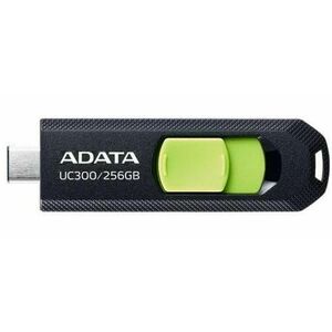 Stick USB A-DATA ACHO-UC300-256G-RBK, 256GB, USB-C (Negru/Verde) imagine