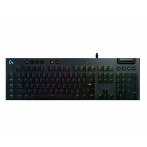 Tastatura Gaming Mecanica Logitech G815, Lightsync RGB GL Liniar, USB (Negru) imagine