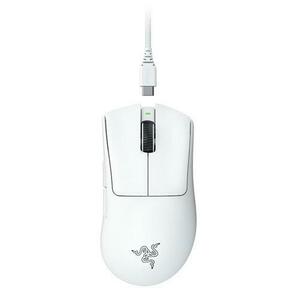 Mouse gaming wireless Razer DeathAdder V3 Pro, USB, 30k DPI (Alb) imagine